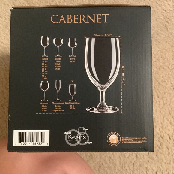 Cabernet wine glasses - Picture 3 of 5